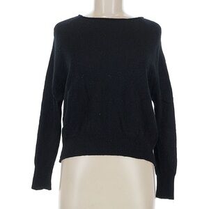 Quince Black Crew Neck Sweater